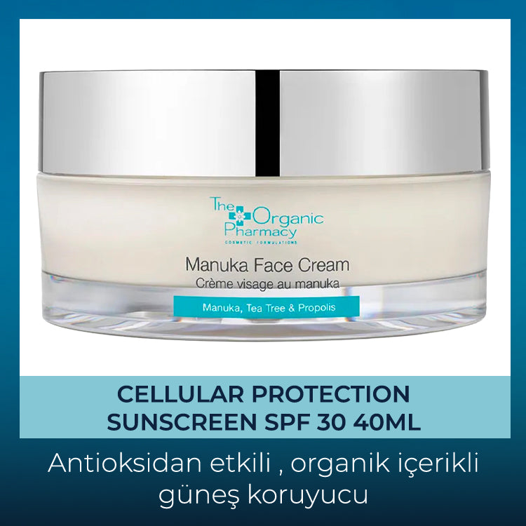 MANUKA FACE CREAM - YAĞSIZ NEMLENDİRİCİ 50ML – The Organic Pharmacy