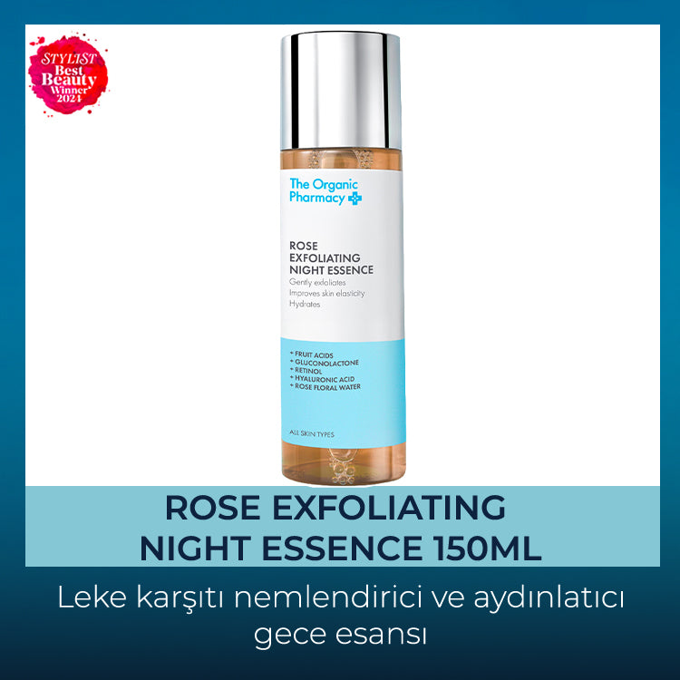 ROSE EXFOLIATING NIGHT ESSENCE - GÜL ÖZLÜ PEELİNG ETKİLİ GECE ESANSI 150ML