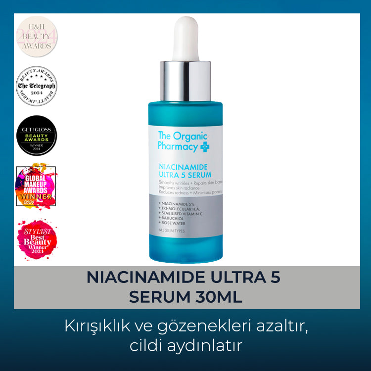 NIACINAMIDE ULTRA 5 SERUM - KIRIŞIKLIK VE GÖZENEK KARŞITI BAKIM SERUMU 30ML
