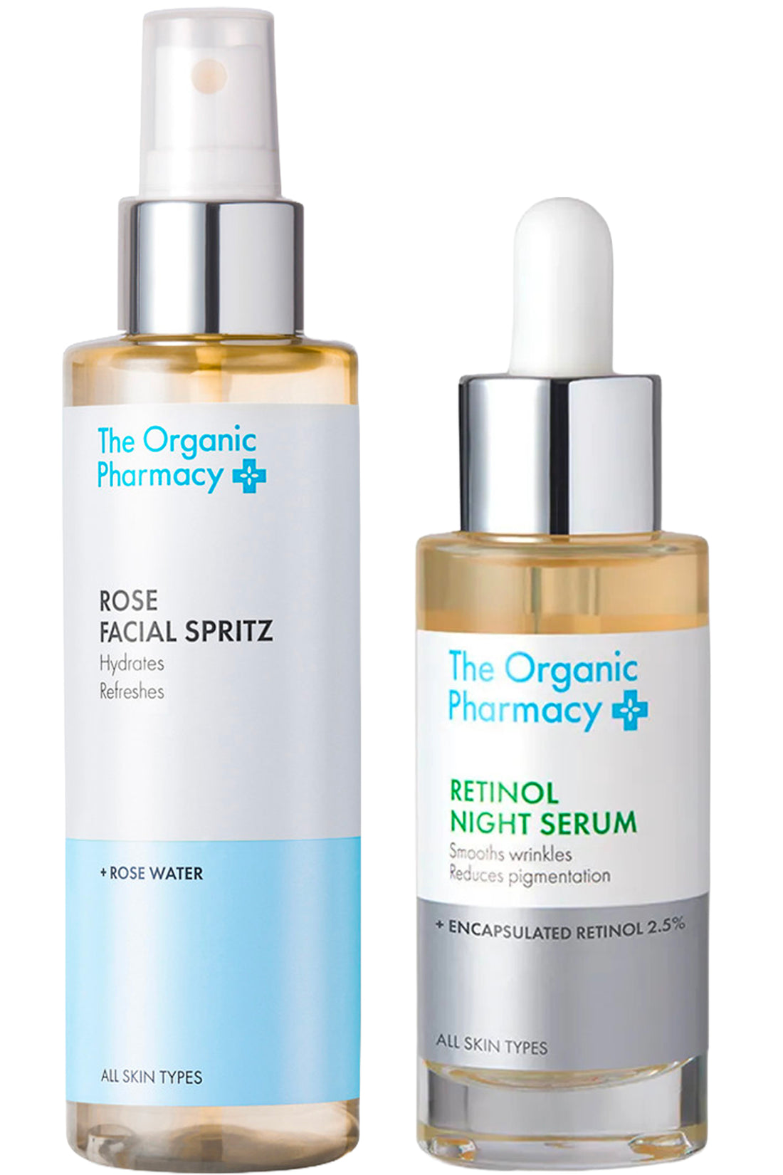 Retinol Night Serum & Facial Spritz - Yatıştırıcı Tonik ve Gece Serumu Seti