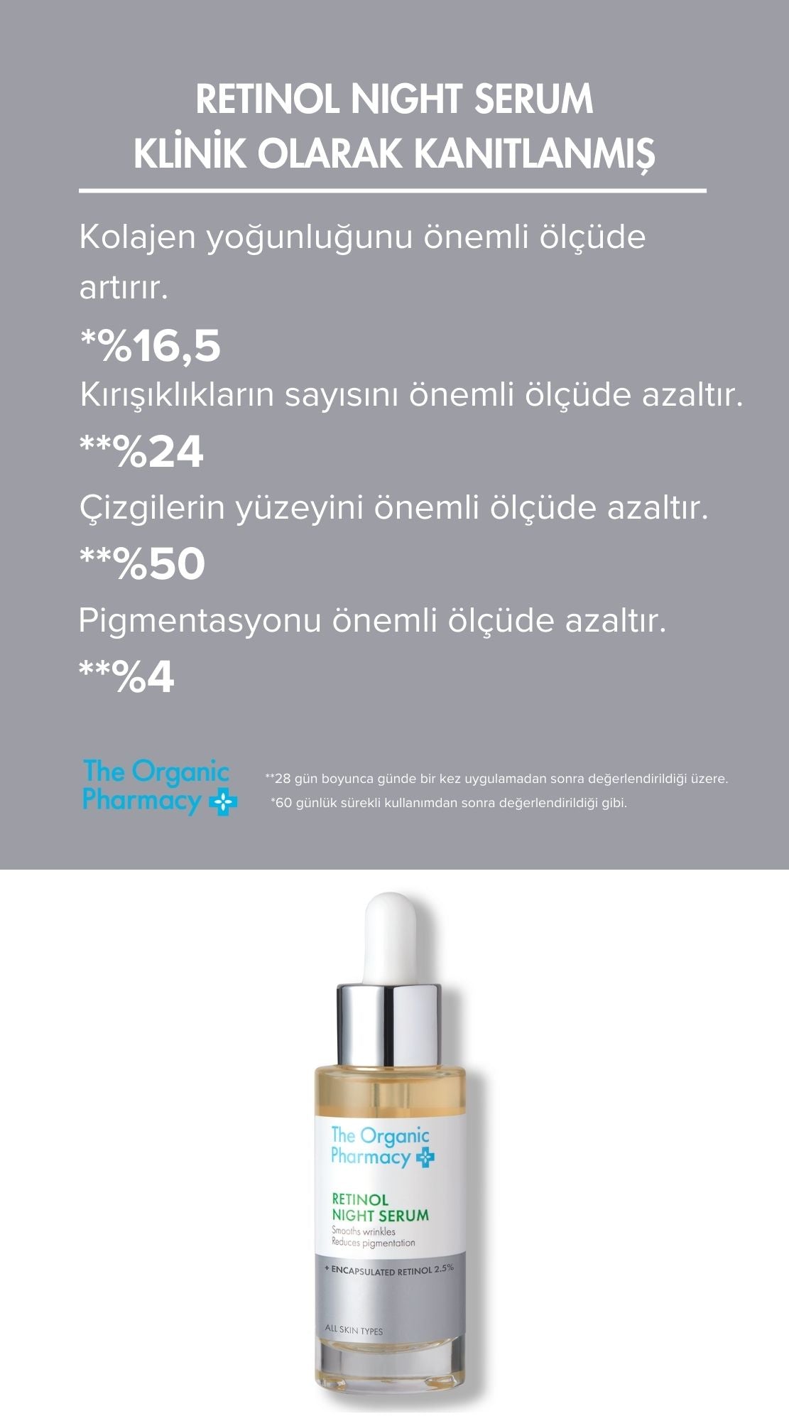 RETINOL NIGHT SERUM - YENİLEYİCİ GECE SERUMU 30ML