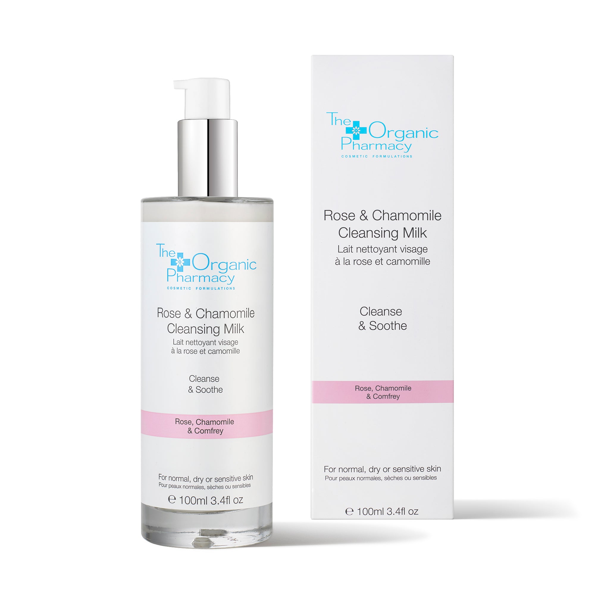 Rose & Chamomile Cleansing Milk - Yüz Temizleme Sütü 100Ml