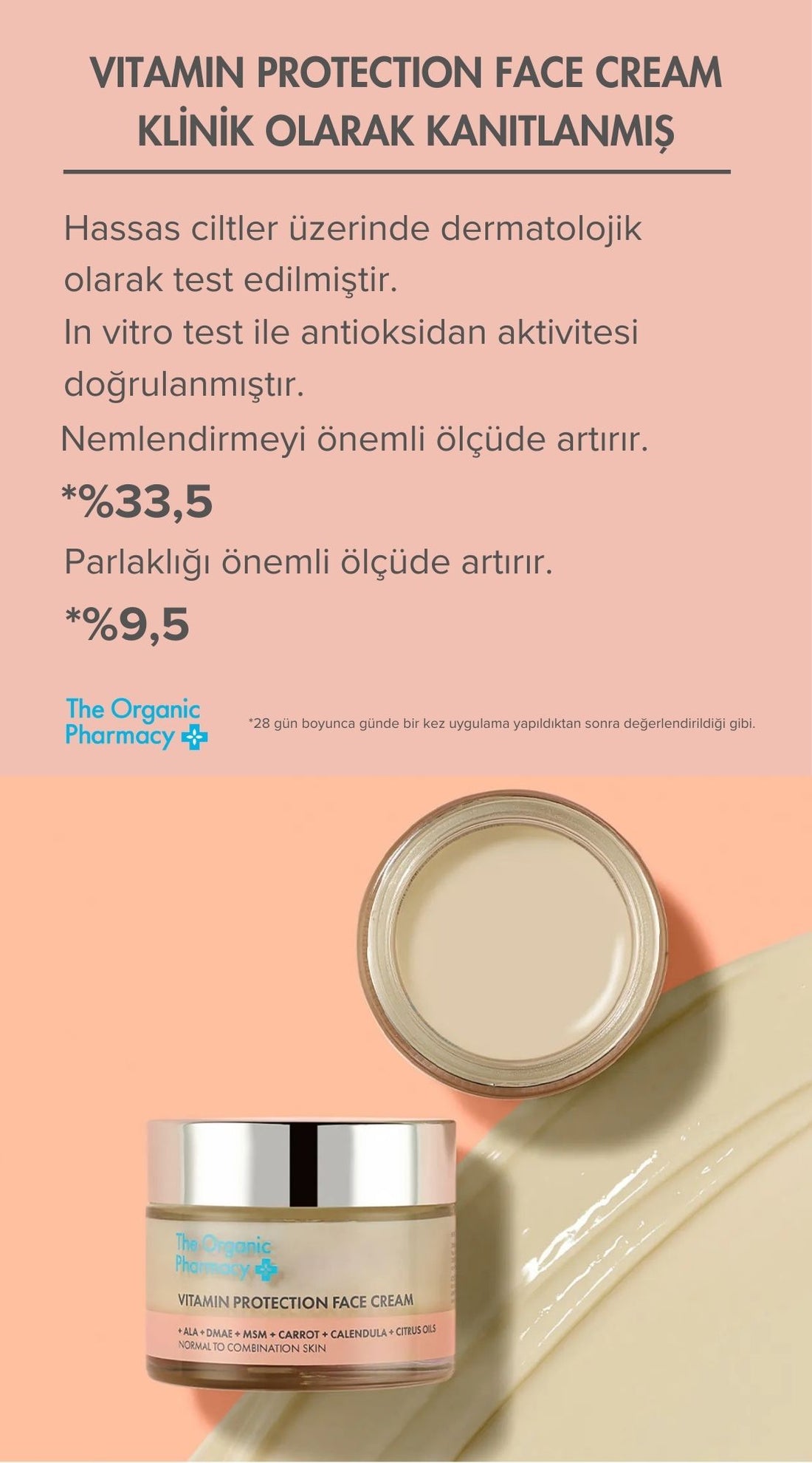 VITAMIN PROTECTION FACE CREAM - VİTAMİN ÖZLÜ NEMLENDİRİCİ BAKIM KREMİ 50ML