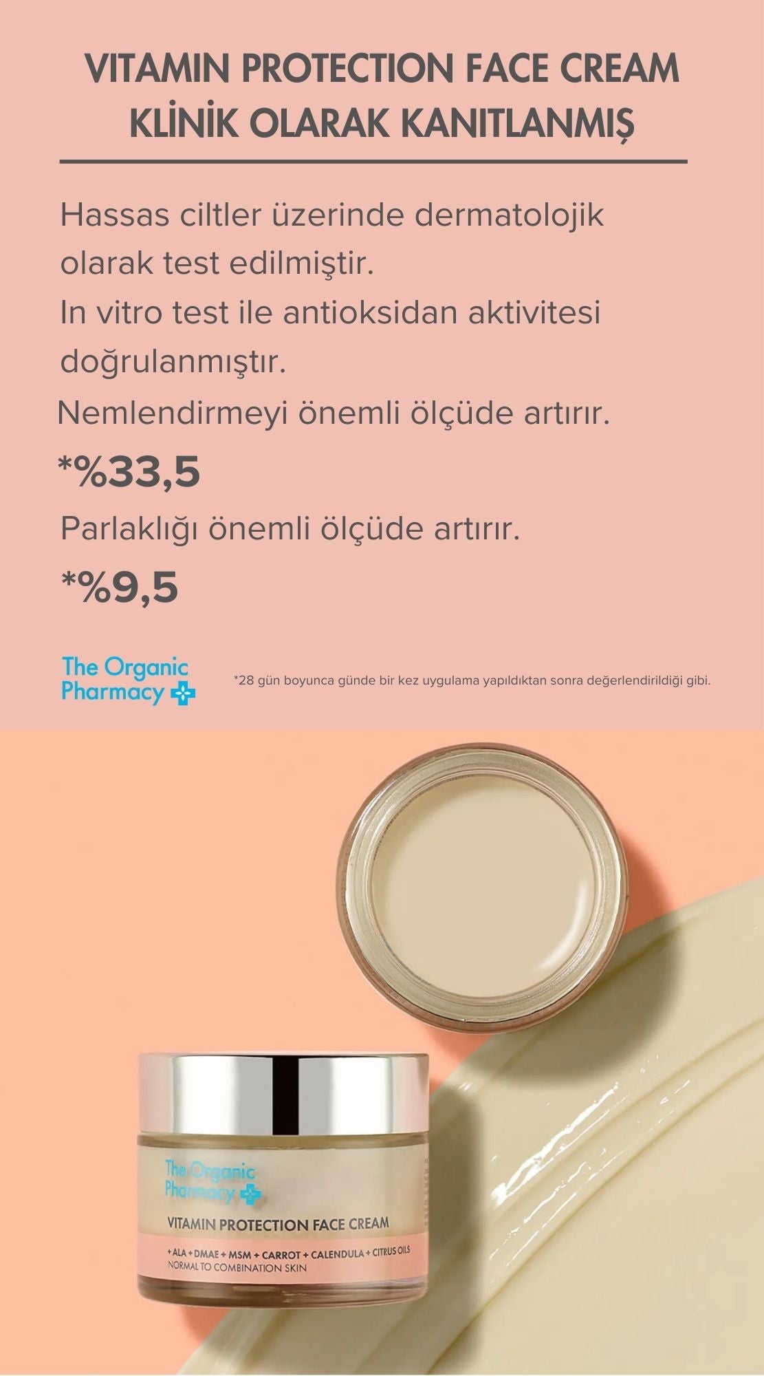 VITAMIN PROTECTION FACE CREAM - VİTAMİN ÖZLÜ NEMLENDİRİCİ BAKIM KREMİ 50ML