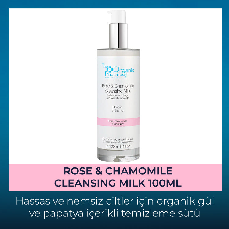 Rose &amp; Chamomile Cleansing Milk - Yüz Temizleme Sütü 100Ml