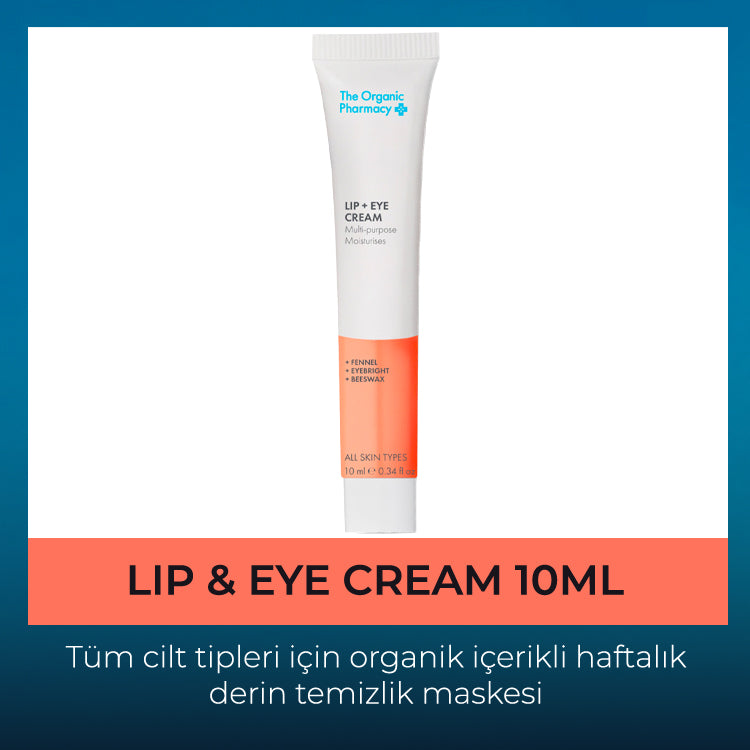 Lip & Eye Cream - Dudak Ve Göz Çevresi Bakım Kremi 10Ml