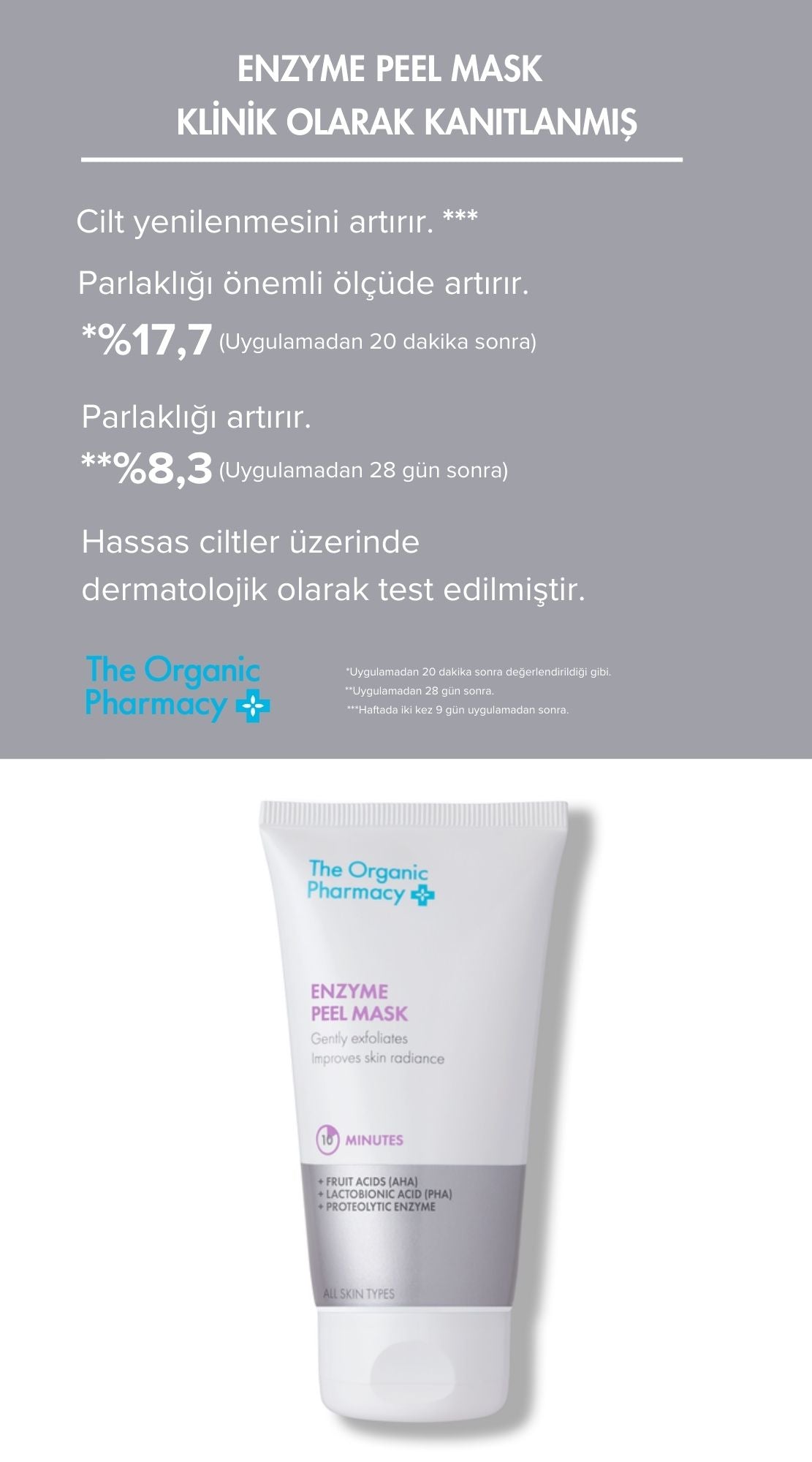Pro Enzyme Peel Mask - Meyve Ezimli Cilt Bakım Maskesi 60Ml