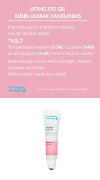 Lıftıng Eye Gel - Yaşlanma Karşıtı Göz Çevresi Bakım Jeli 15Ml