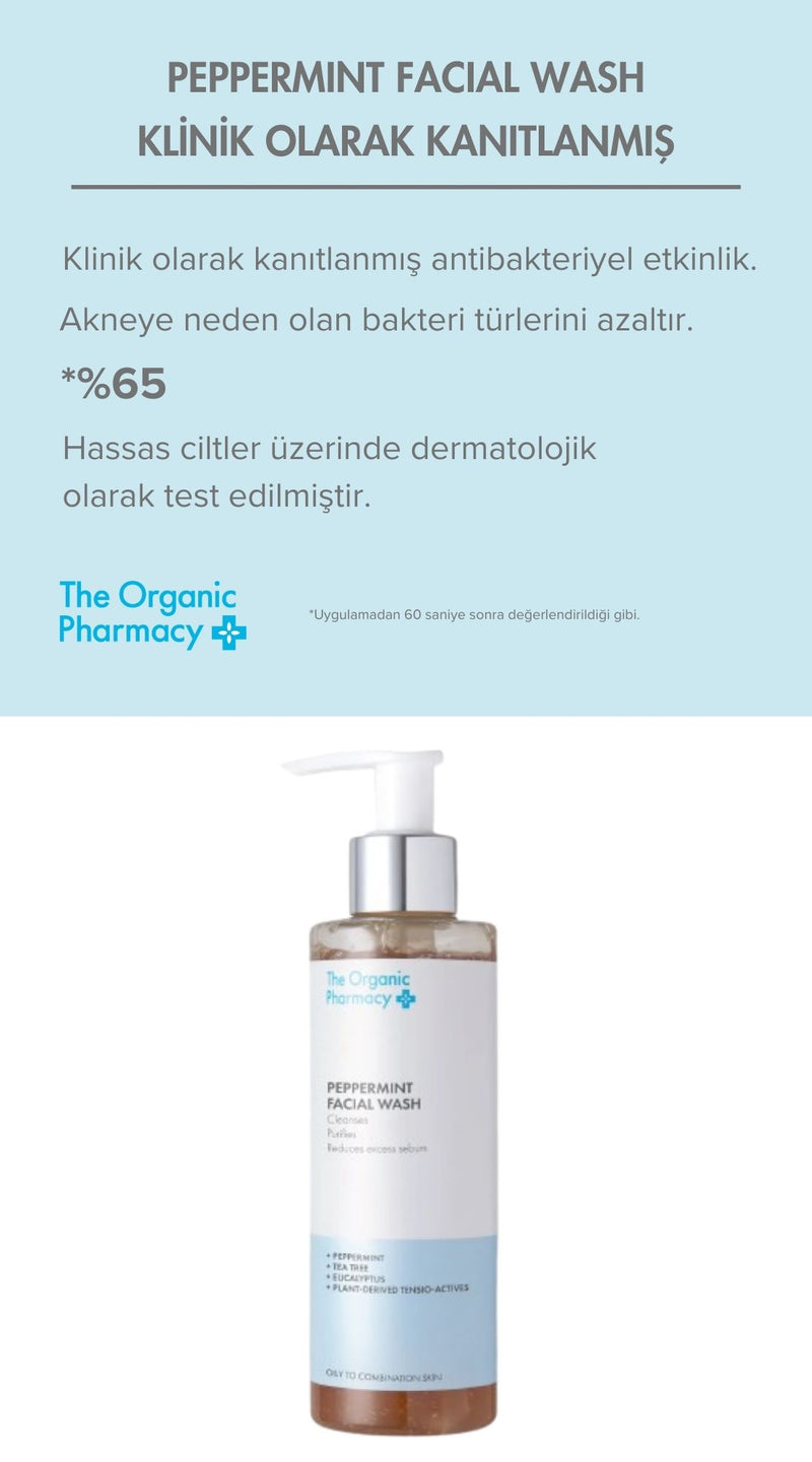 Peppermint Facial Wash - Nane Özlü Yüz Temizleme Jeli  200ml
