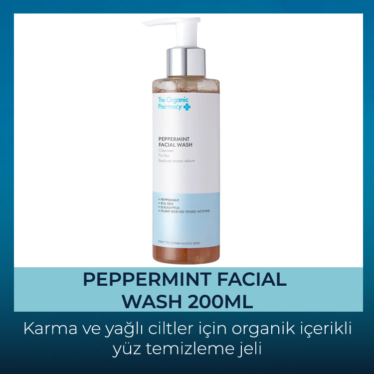 Peppermint Yüz Yıkama Jeli - Nane Özlü Yüz Temizleme Jeli 200ml
