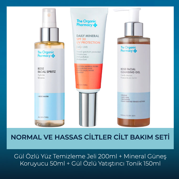 NORMAL VE HASSAS CİLTLERE ÖZEL BAKIM SETİ